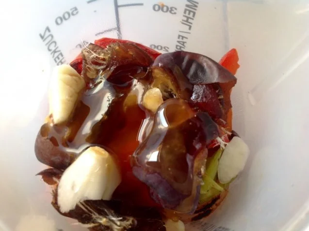 Auberginenschnitzel mit Bratpaprika und einer Dattel Paprika Sauce - Rezept - Bild Nr. 8