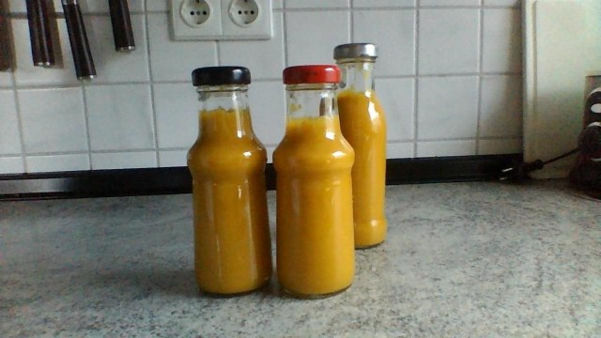 Gelbe Grillsoße  Fruchtig / Scharf - Rezept