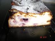 Kasten-Käsekuchen mit Heidelbeeren - Rezept
