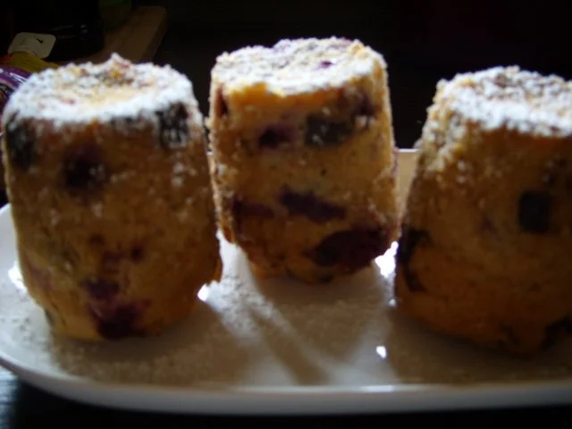 Kuchen im Glas: Heidelbeer-Schoko-Kuchen - Rezept