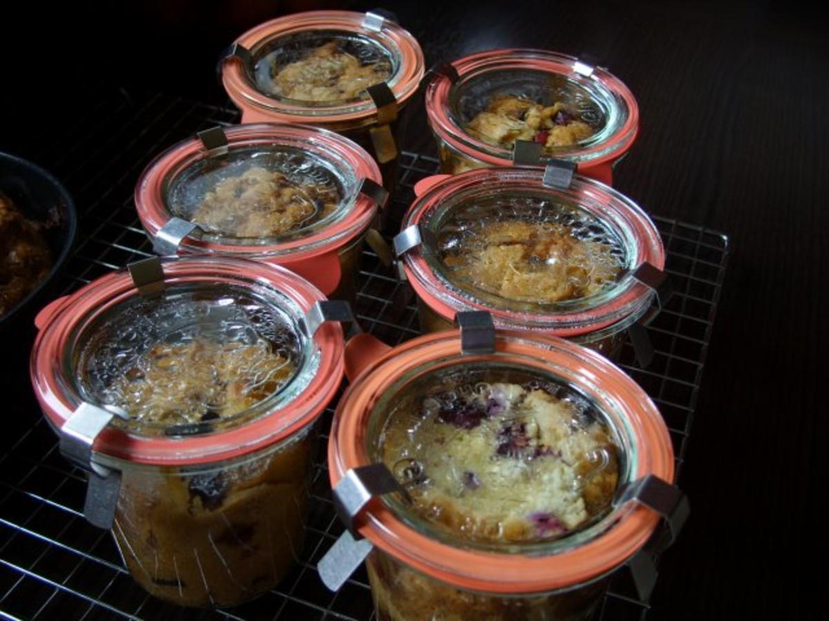 Kuchen im Glas: Heidelbeer-Schoko-Kuchen - Rezept - Bild Nr. 2