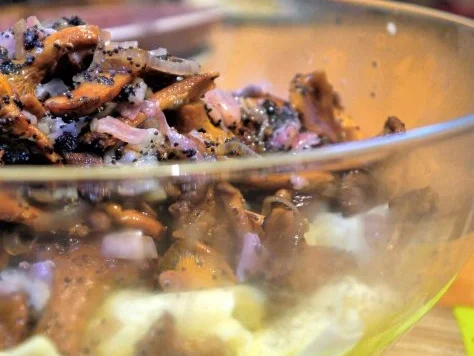 Rezept: Bandnudelsalat mit Pfifferlingen und Mohn Bild Nr. 15 Bandnudelsalat mit Pfifferlingen und Mohn - Rezept - Bild Nr. 15