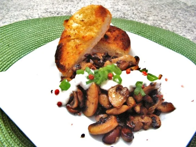 Champignons gebraten - Rezept