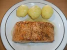 Fisch: Lachssteak aus dem Filet, gebraten - Rezept