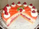 Himbeere - Sahnequark Torte mit Lemon Curd Füllung - Rezept