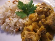 Fisch: Wels-Curry mit Cashew-Reis - Rezept