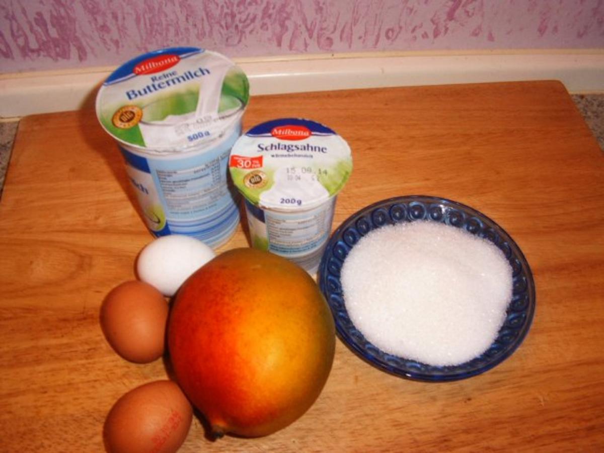 Mango-Buttermilch-Eis - Rezept - Bild Nr. 2