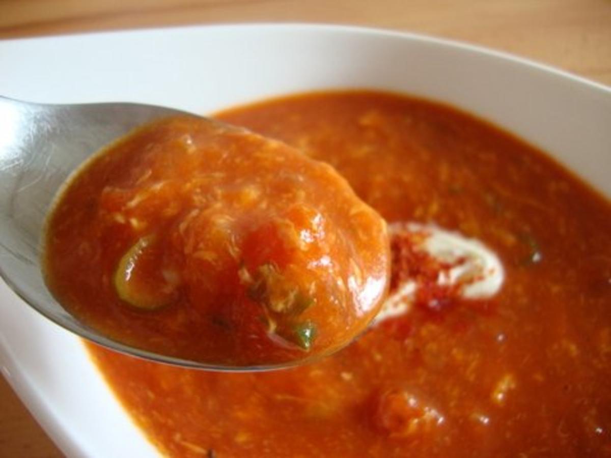 Tomaten - Ei - Süppchen - Rezept - Bild Nr. 2