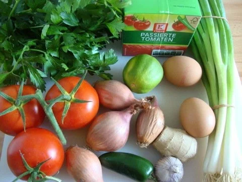 Rezept: Tomaten - Ei - Süppchen Bild Nr. 3 Tomaten - Ei - Süppchen - Rezept - Bild Nr. 3