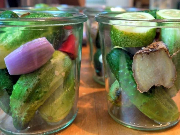 Ingwer-Pfeffer-Gurken - Rezept - Bild Nr. 7