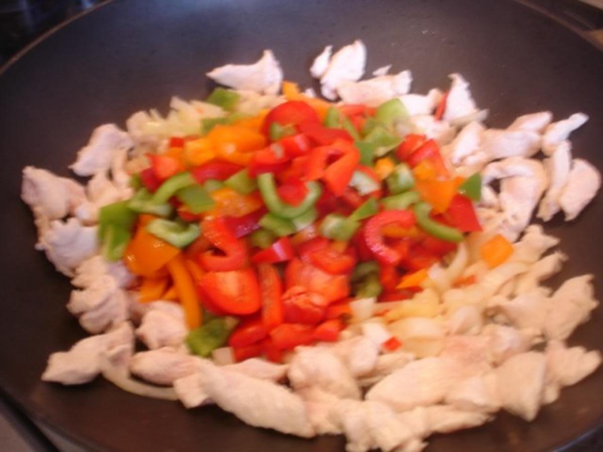 Hähnchen-Wok mit Gemüse und Vollkornreis - Rezept - Bild Nr. 6