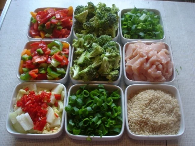 Hähnchen-Wok mit Gemüse und Vollkornreis - Rezept - Bild Nr. 3