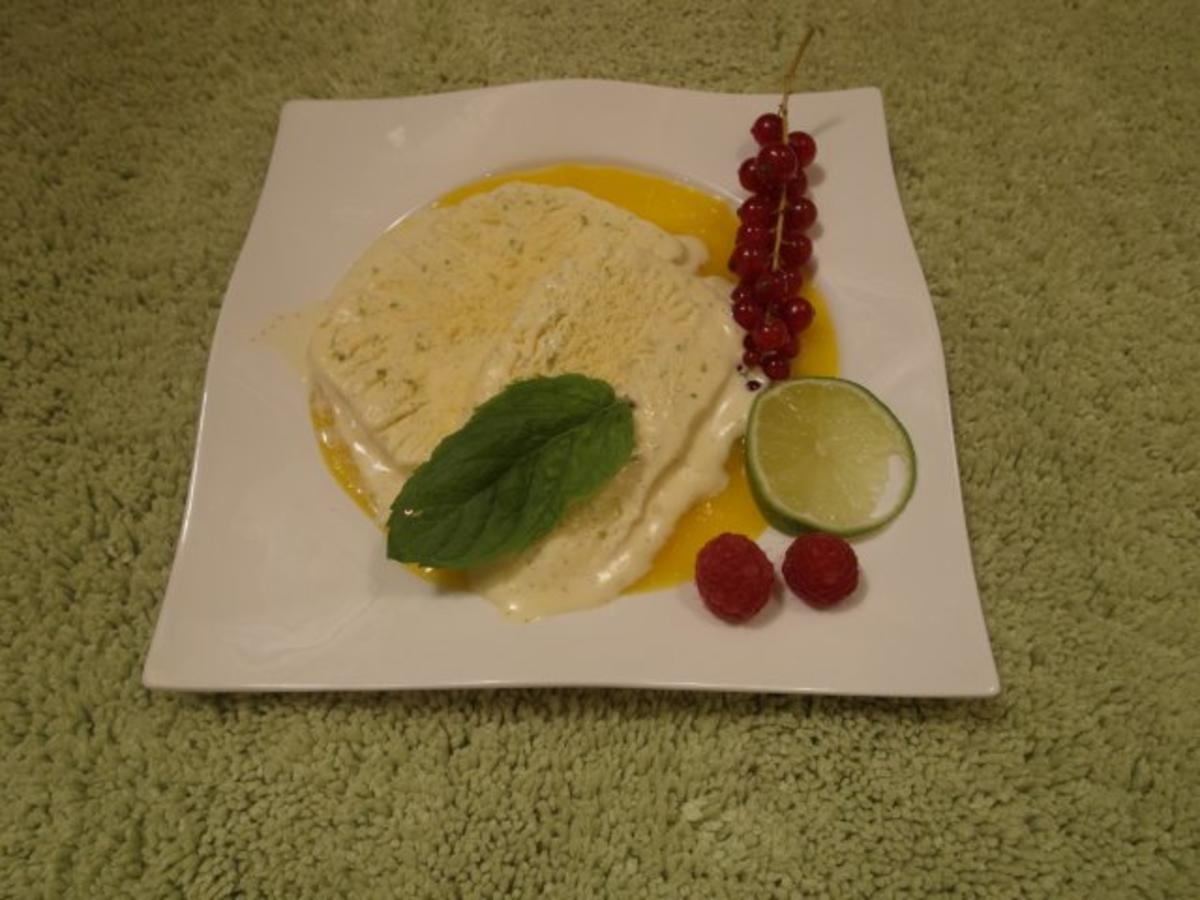 Parfait mit dem Hauch der Limette auf Mangospiegel - Rezept By Das
perfekte Dinner