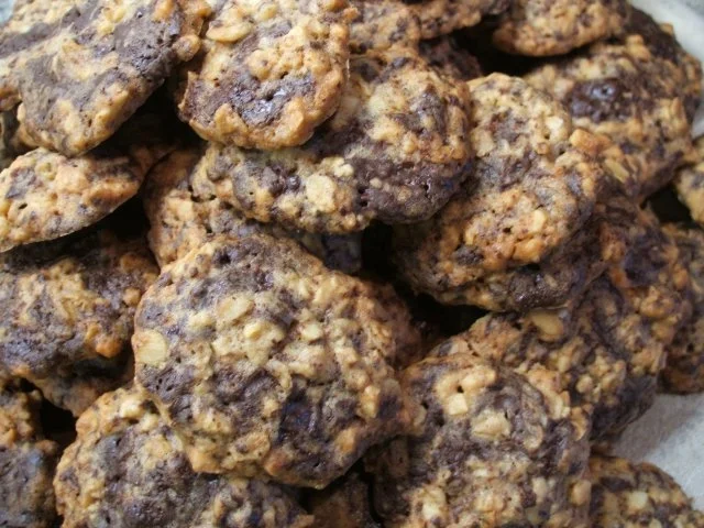 Rezept: Plätzchen: Schoko-Hafer-Busserl Plätzchen: Schoko-Hafer-Busserl - Rezept