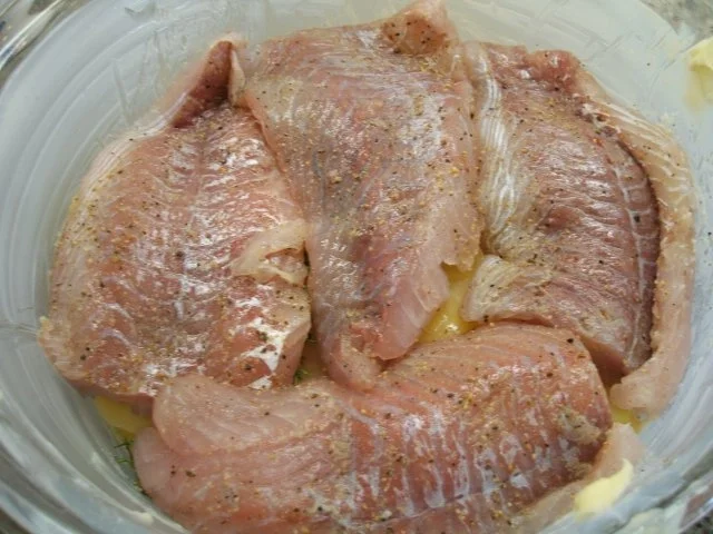 Rezept: Auflauf: "Begrabener Seelachs" Bild Nr. 6 Auflauf: "Begrabener Seelachs" - Rezept - Bild Nr. 6