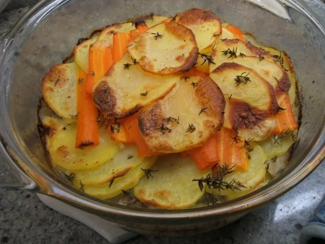 Rezept: Auflauf: "Begrabener Seelachs" Bild Nr. 10 Auflauf: "Begrabener Seelachs" - Rezept - Bild Nr. 10