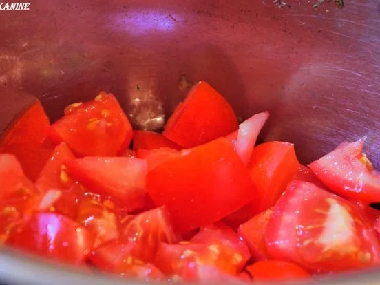 Rezept: Parmesan-Flan auf Tomatenbett Bild Nr. 2 Parmesan-Flan auf Tomatenbett - Rezept - Bild Nr. 2