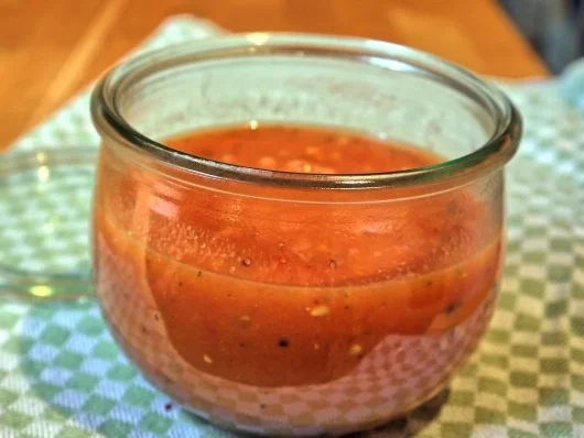 Rezept: Parmesan-Flan auf Tomatenbett Bild Nr. 5 Parmesan-Flan auf Tomatenbett - Rezept - Bild Nr. 5