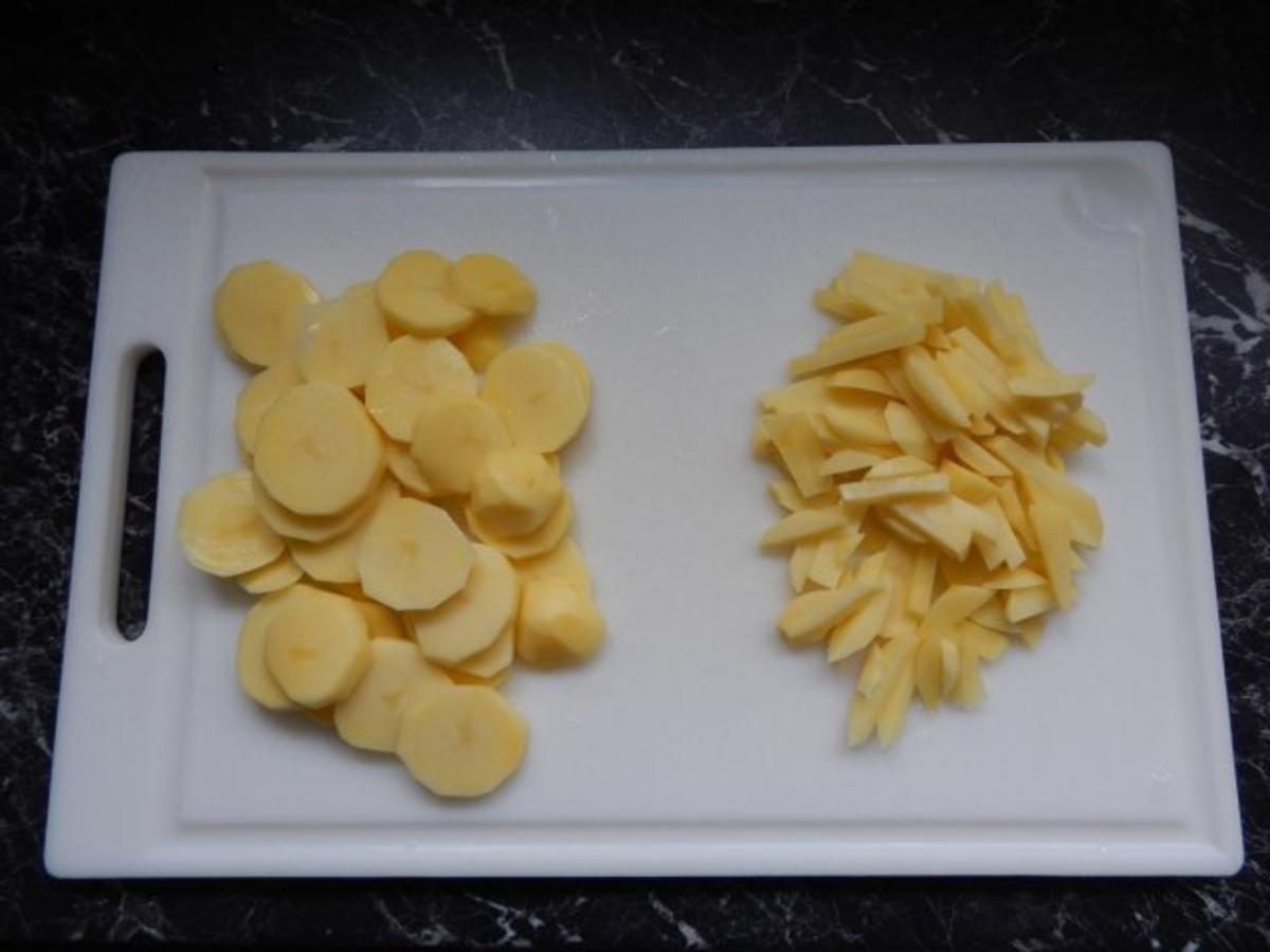 Pommes frites - selbstgemacht - - Rezept