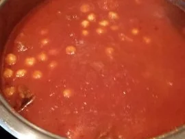 Ma9rouna bil sansa (Makkaroni mit Soße tunesischer Art) - Rezept - Bild Nr. 3