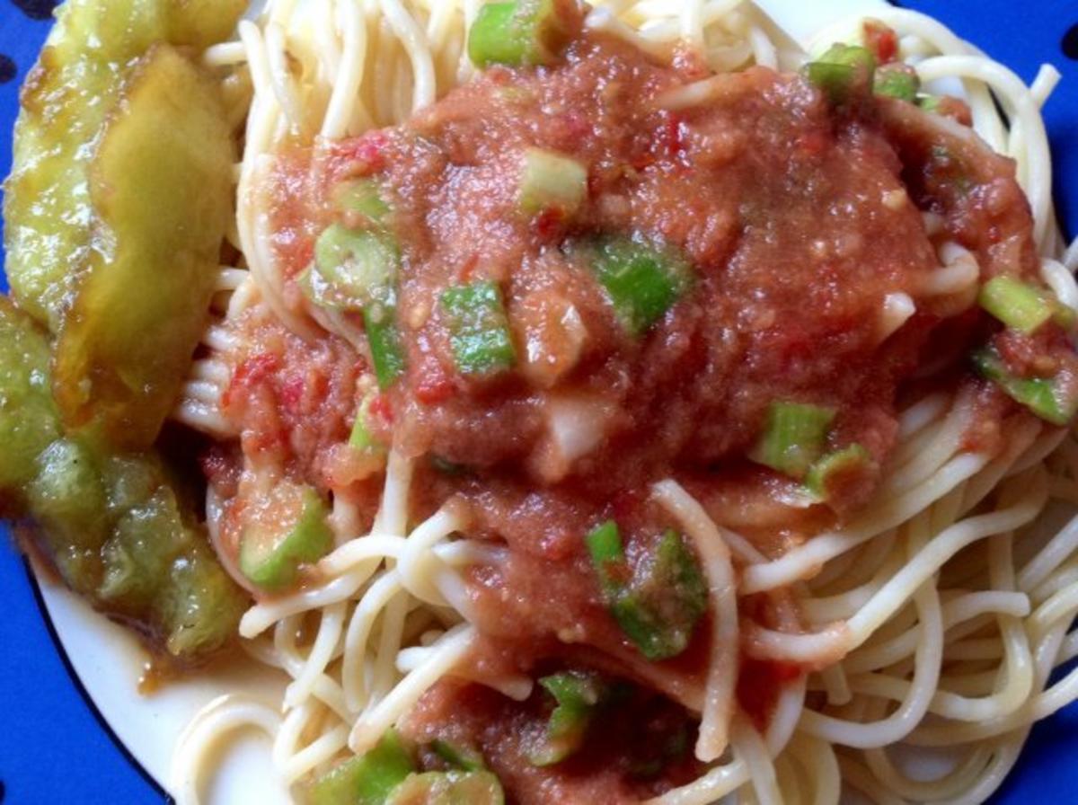 Melone mit Spaghetti - Rezept - Bild Nr. 8