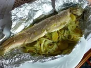Gefüllte Forelle aus der Folie - Rezept