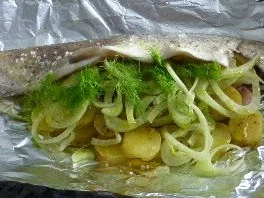 Gefüllte Forelle aus der Folie - Rezept - Bild Nr. 4