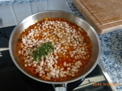 Weiße Bohnen mit Venusmuscheln - Rezept - Bild Nr. 4