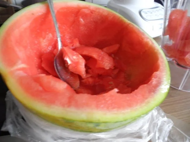 Rezept: Smoothie : Melonen - Bananen - Aprikosen - Smoothie Bild Nr. 2 Smoothie : Melonen - Bananen - Aprikosen - Smoothie - Rezept - Bild Nr. 2