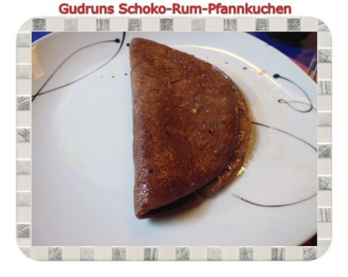 Kuchen: Schoko-Rum-Pfannkuchen - Rezept
