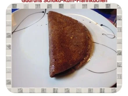 Kuchen: Schoko-Rum-Pfannkuchen - Rezept