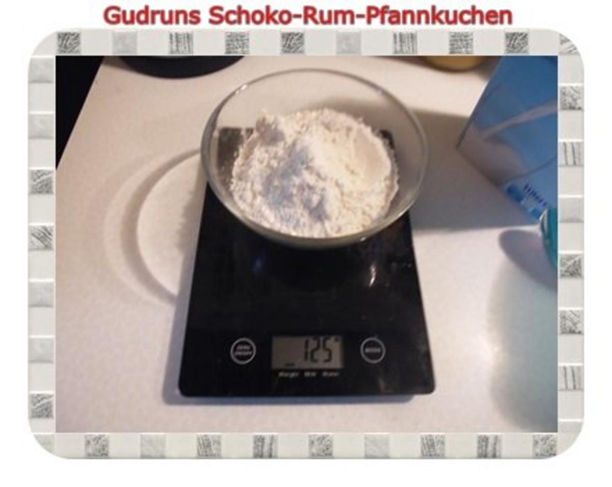 Kuchen: Schoko-Rum-Pfannkuchen - Rezept - Bild Nr. 3