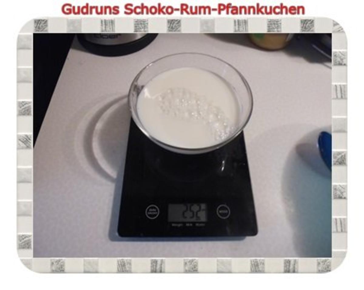 Kuchen: Schoko-Rum-Pfannkuchen - Rezept - Bild Nr. 4