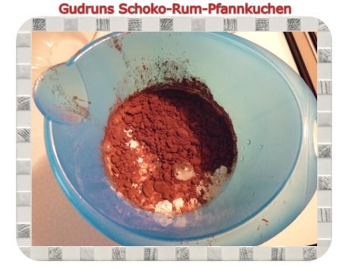 Kuchen: Schoko-Rum-Pfannkuchen - Rezept - Bild Nr. 5
