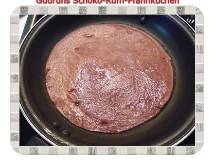Kuchen: Schoko-Rum-Pfannkuchen - Rezept - Bild Nr. 9