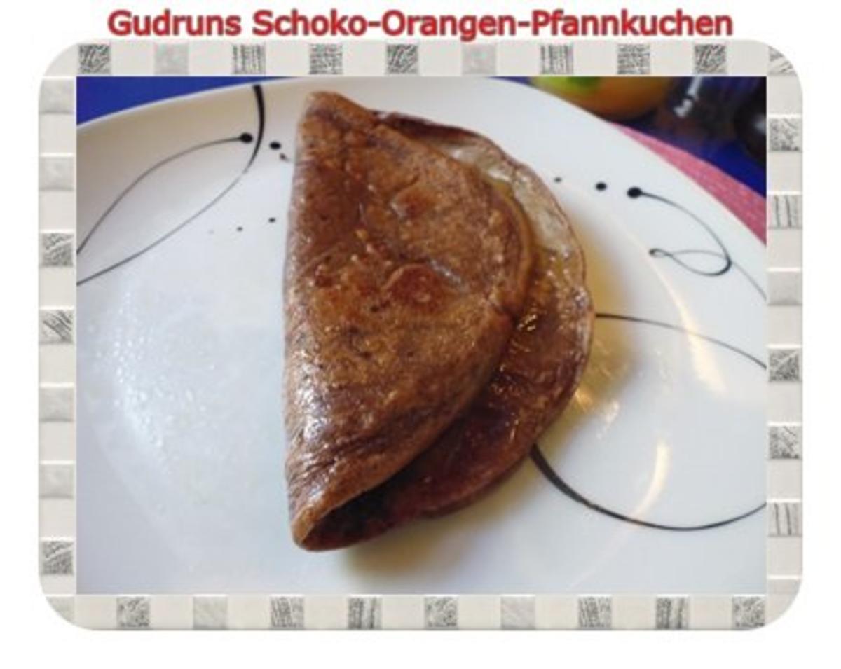 Kuchen: Schoko-Orangen-Pfannkuchen - Rezept