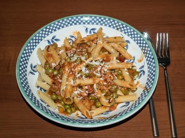 umido con prosciutto e verdura - Rezept