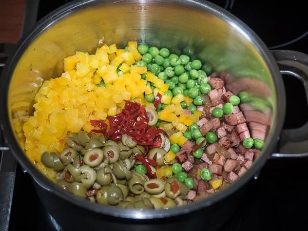 umido con prosciutto e verdura - Rezept - Bild Nr. 6