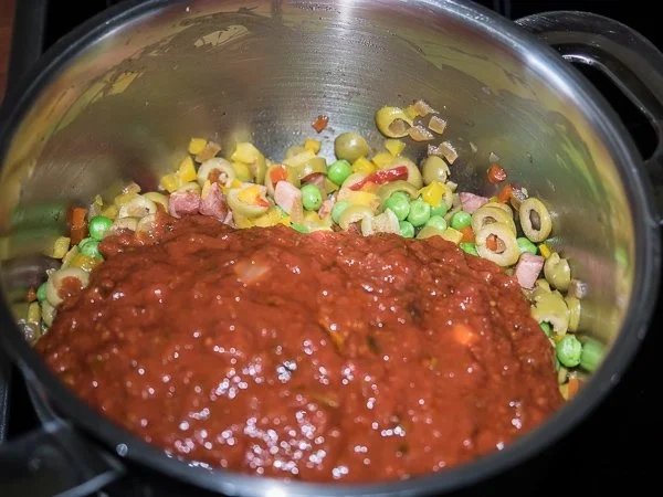 umido con prosciutto e verdura - Rezept - Bild Nr. 7