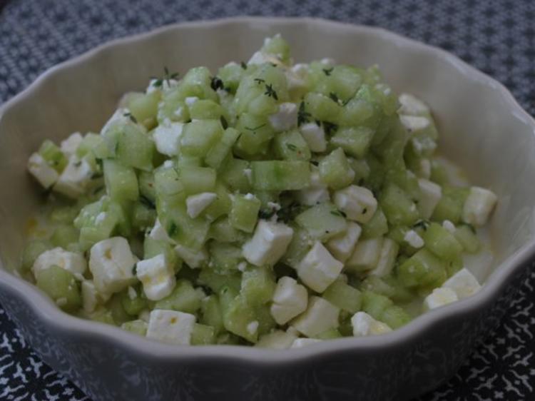 Gurken-Feta-Salat - Rezept mit Bild - kochbar.de