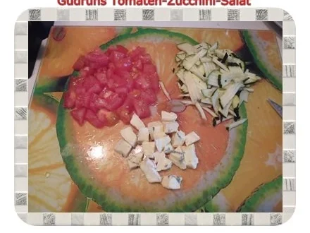 Salat: Tomaten-Zucchini-Salat - Rezept - Bild Nr. 4