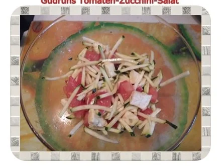 Salat: Tomaten-Zucchini-Salat - Rezept - Bild Nr. 5