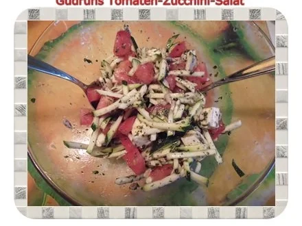 Salat: Tomaten-Zucchini-Salat - Rezept - Bild Nr. 9
