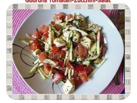 Salat: Tomaten-Zucchini-Salat - Rezept - Bild Nr. 11