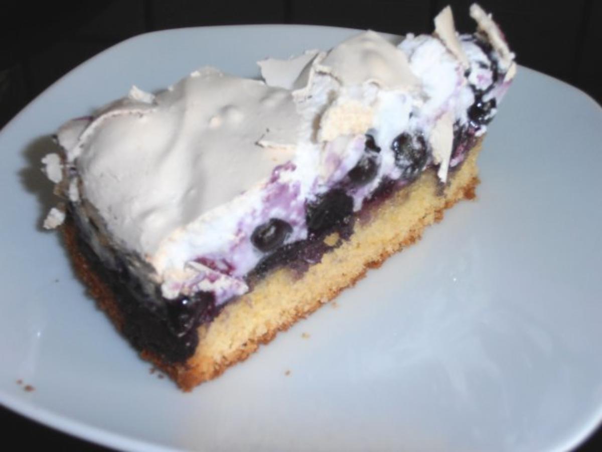 Heidelbeer-Baiser-Kuchen - Rezept mit Bild - kochbar.de