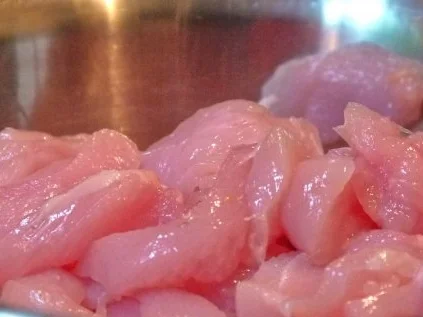 Rezept: Hähnchen-Champignon-Pfanne mit Fächerkartoffeln Bild Nr. 3 Hähnchen-Champignon-Pfanne mit Fächerkartoffeln - Rezept - Bild Nr. 3