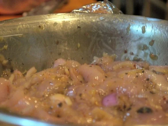 Rezept: Hähnchen-Champignon-Pfanne mit Fächerkartoffeln Bild Nr. 10 Hähnchen-Champignon-Pfanne mit Fächerkartoffeln - Rezept - Bild Nr. 10