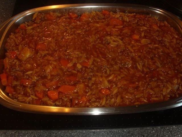 Rezept: Reisnudel Auflauf Bild Nr. 4 Reisnudel Auflauf - Rezept - Bild Nr. 4