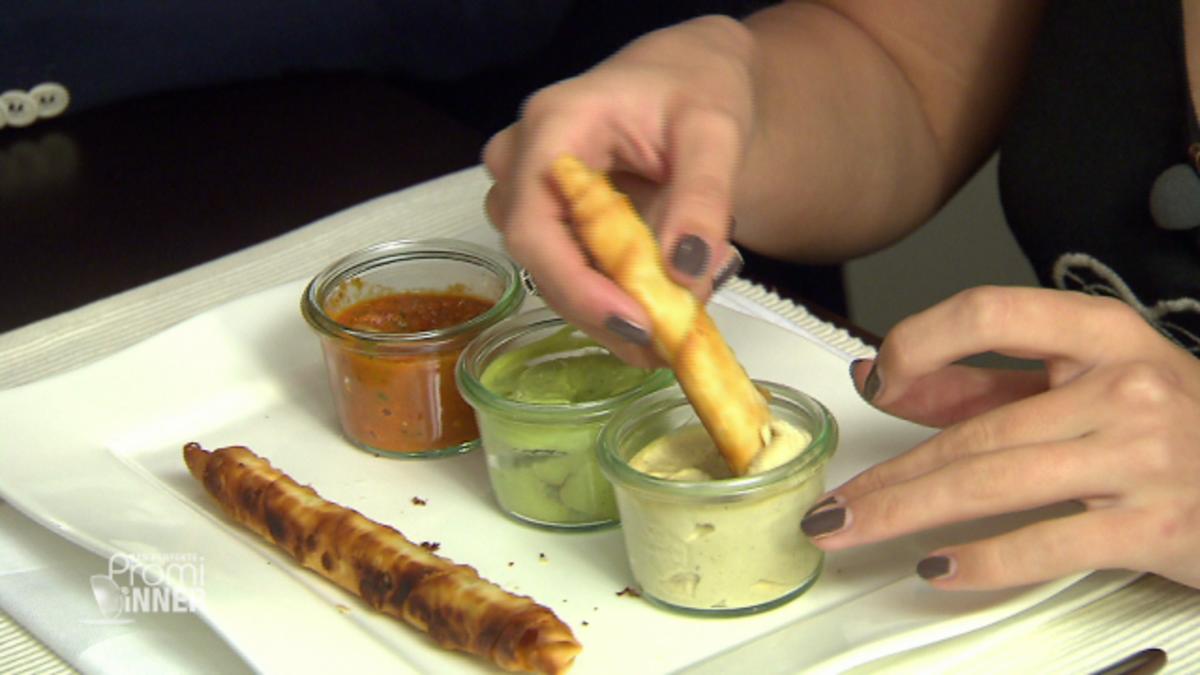 Zigarrenbörek mit Dips (Mustafa Alin) - Rezept - kochbar.de