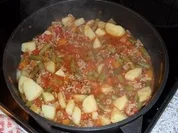 Hack-Bohnen-Pfanne / Eintopf - Rezept